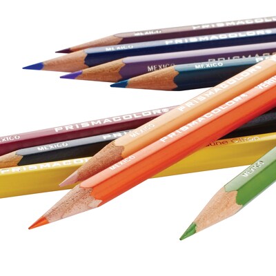 Prismacolor Premier Verithin Colored Pencils, Assorted Colors, 24 Pencils/Pack (02427)