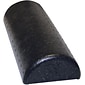 CanDo® 6" x 12" Half-Round Black Composite Foam Roller