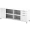 Bestar® White Pro-Linea 3-Drawer Credenza