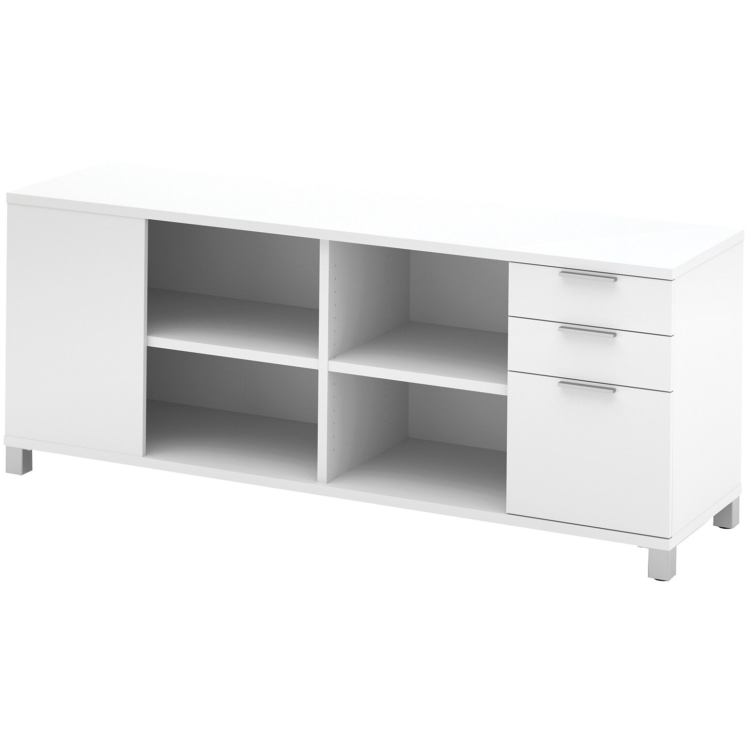 Bestar® Pro-Linea 3-Drawer Credenza in White