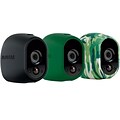 Arlo Skins, Black, Camo, Green Skins, Designed for Arlo Wire-Free Cameras (VMA1200)