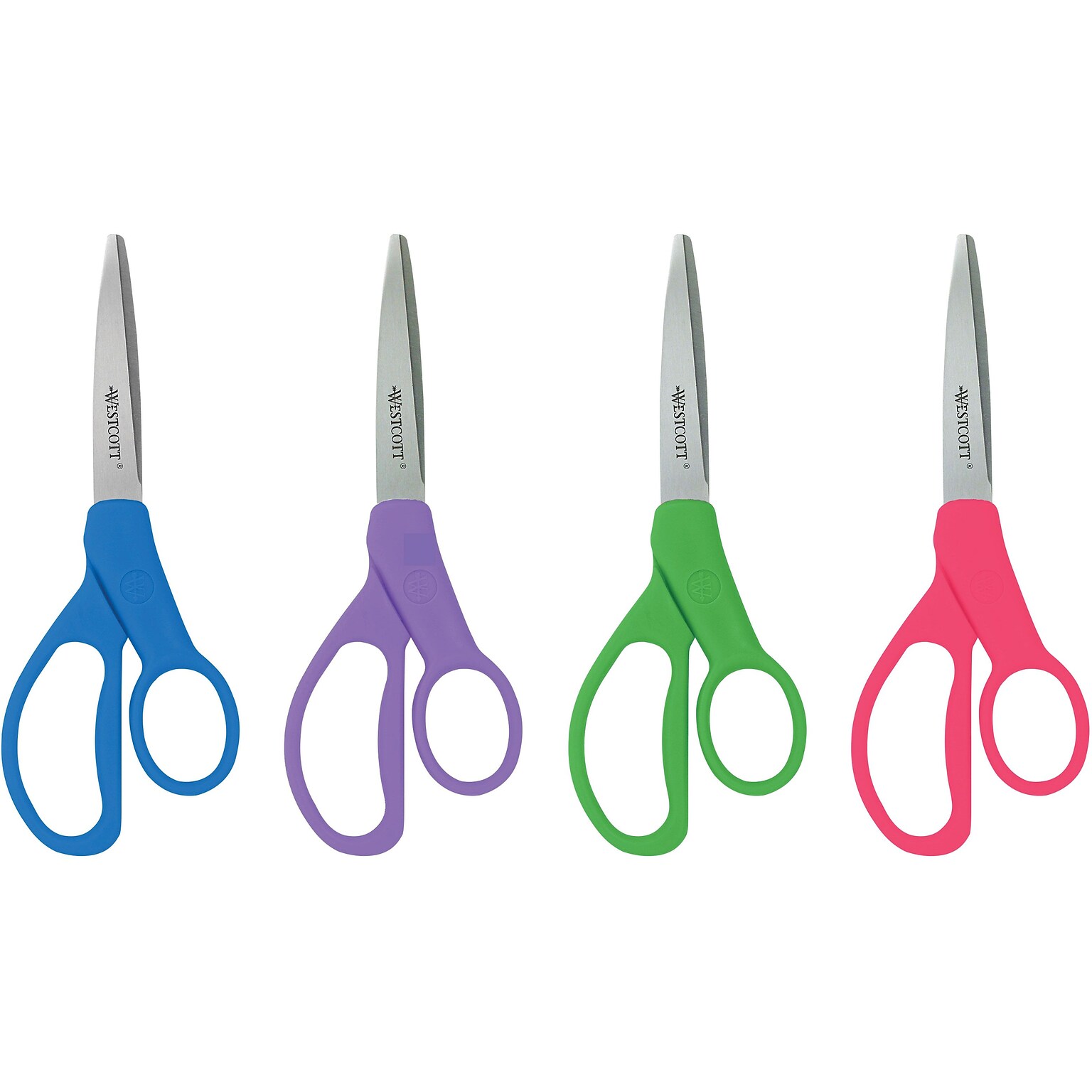 Westcott 7 Hard Handle Student Scissors, Pointed Tip (14231)