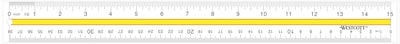 Westcott 15 Acrylic Standard Ruler (10580/55307)