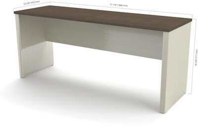 Bestar® White Chocolate Prestige+ Credenza