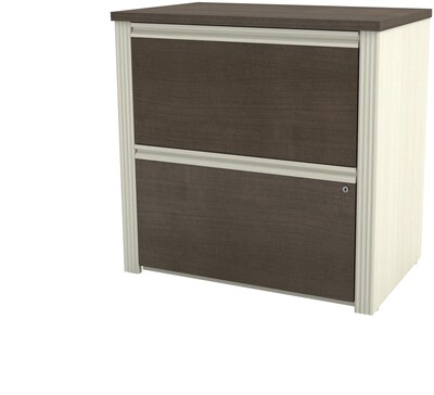 Bestar® Prestige+ 30 Lateral Pedestal in White Chocolate & Antigua