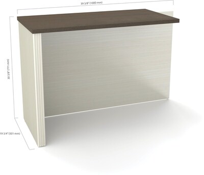 Bestar® Prestige+ Return Table in White Chocolate & Antigua