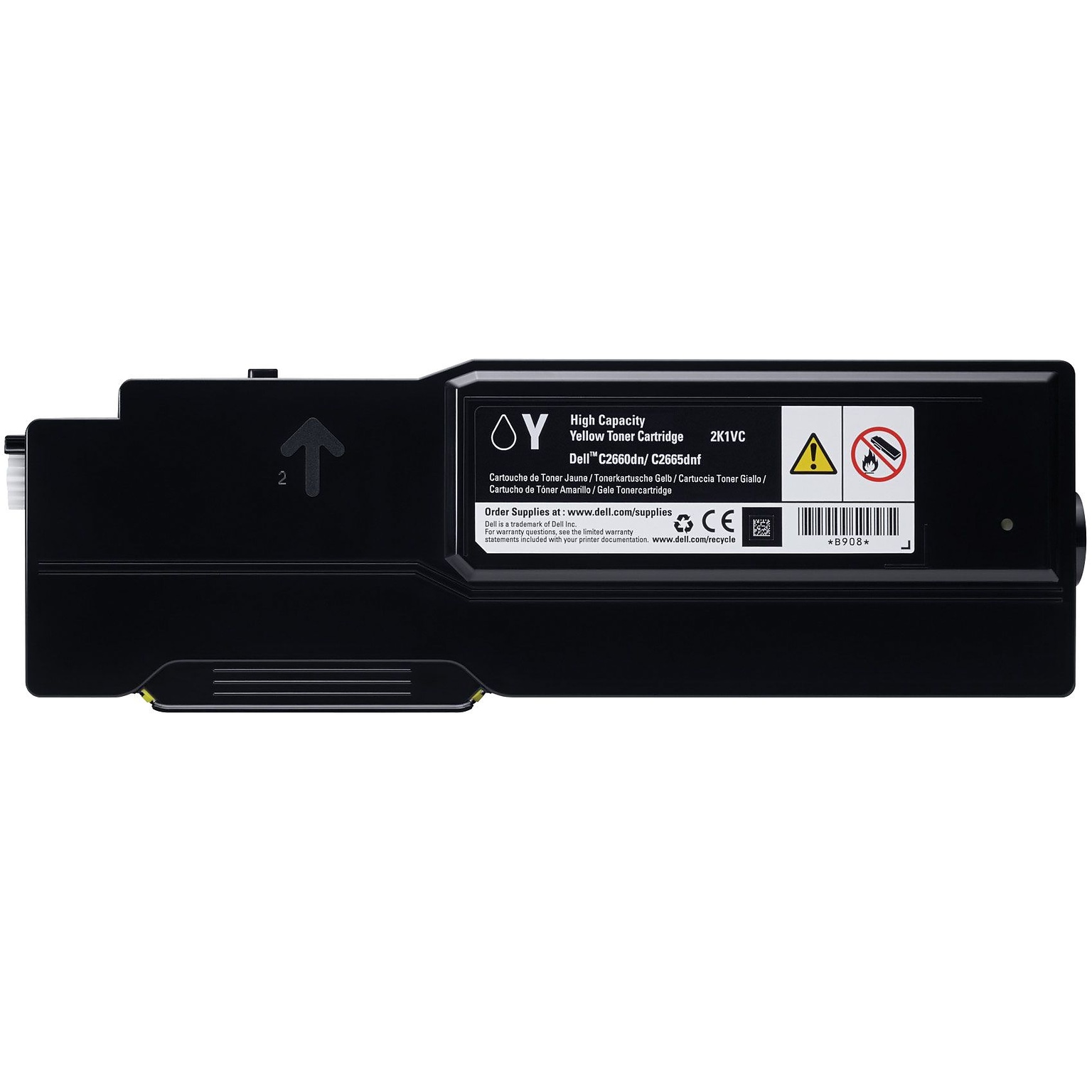 Premium Compatibles Dell YR3W3 Yellow Remanufactured Cartridge, Cartridge, High Yield