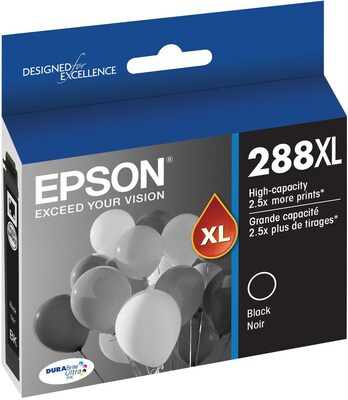 Epson T288XL Black High Yield Ink Cartridge   (T288XL120-S)