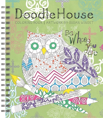 Lang Doodle House Adult Coloring Book