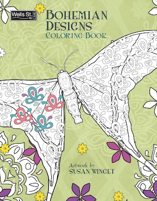 Wells St. by Lang Bohemian Designs Adult Coloring Book