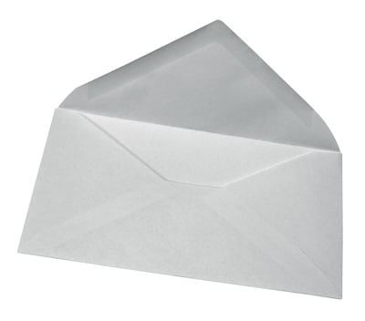 Quill Brand Gummed #6 3/4 Business Envelope, 3 5/8 x 6 1/2, White, 500/Box (69665 / 70692)