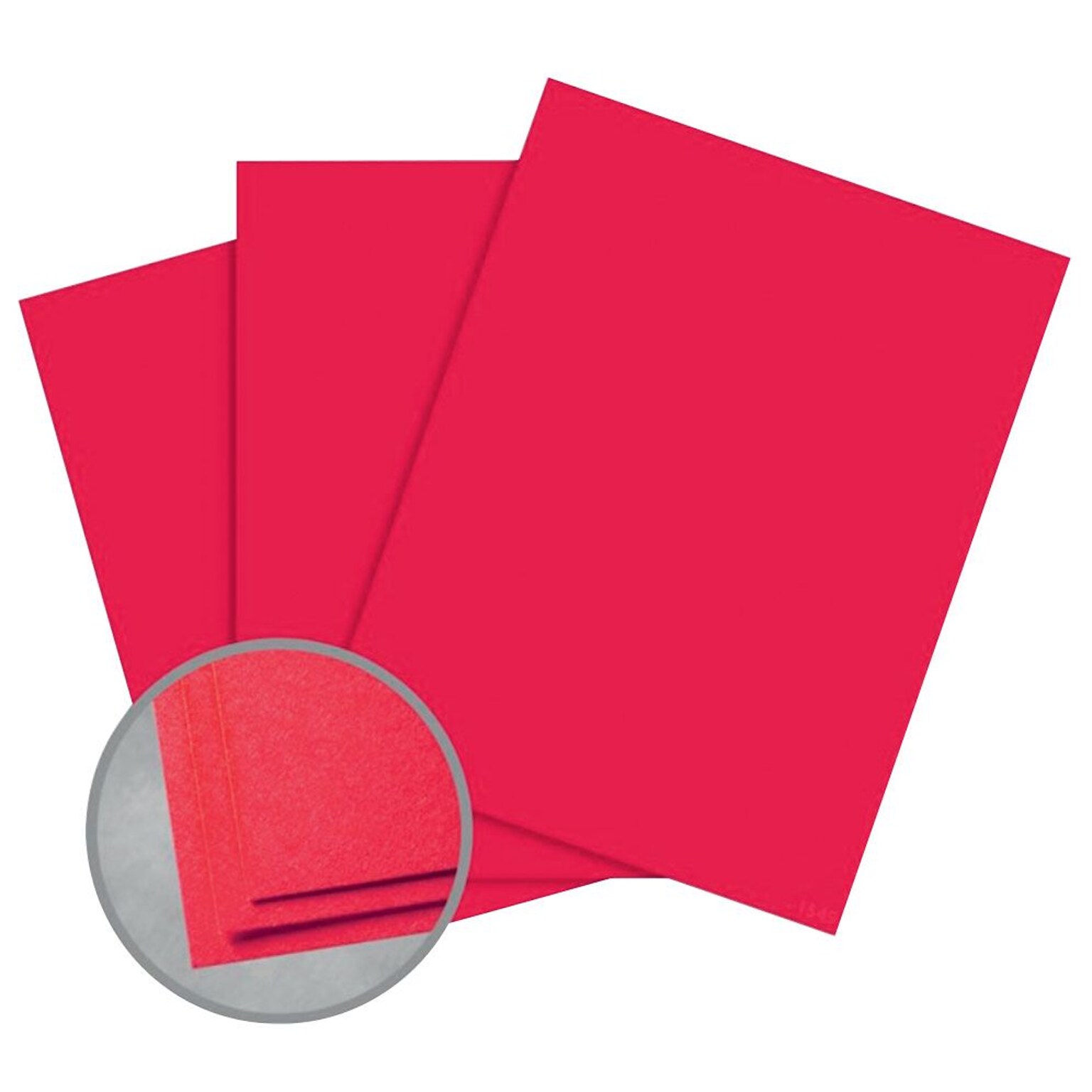 Astrobrights Smooth Color Paper, 8.5 x 11, 65# Cover, Re-Entry Red, 2000/CA
