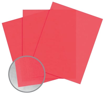 Glama Natural Colors Paper, 8.5 x 11, 27#, Rose Translucent, 2500/Pack