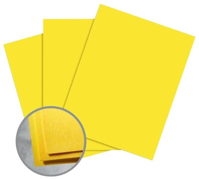 Neenah Astrobrights Smooth Colored Paper, 24 lbs, 8.5 x 11, Sunburst Yellow, 5000 Sheets/Carton (22591)