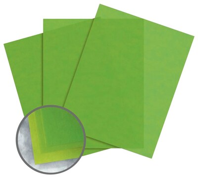 Glama Natural Colors Paper, 8.5" x 11", 27#, Kiwi, 2500 Sheets