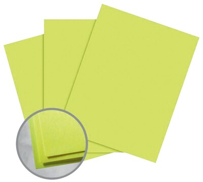 Neenah Astrobrights Colored Paper, 24 lbs, 8.5 x 11, Lift Off Lemon, 5000 Sheets/Carton (21011)