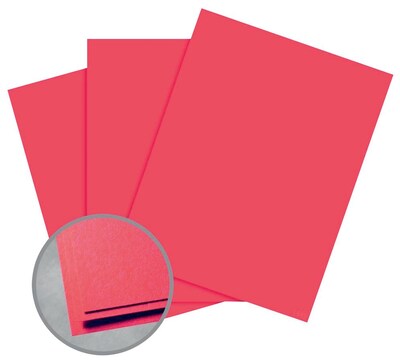 Neenah Astrobrights Smooth Colored Paper, 24 lbs, 8.5 x 11, Rocket Red, 5000 Sheets/Carton (22641)