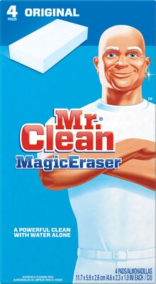 Mr. Clean® Magic Eraser®, 4/Box, 6 Boxes/Carton