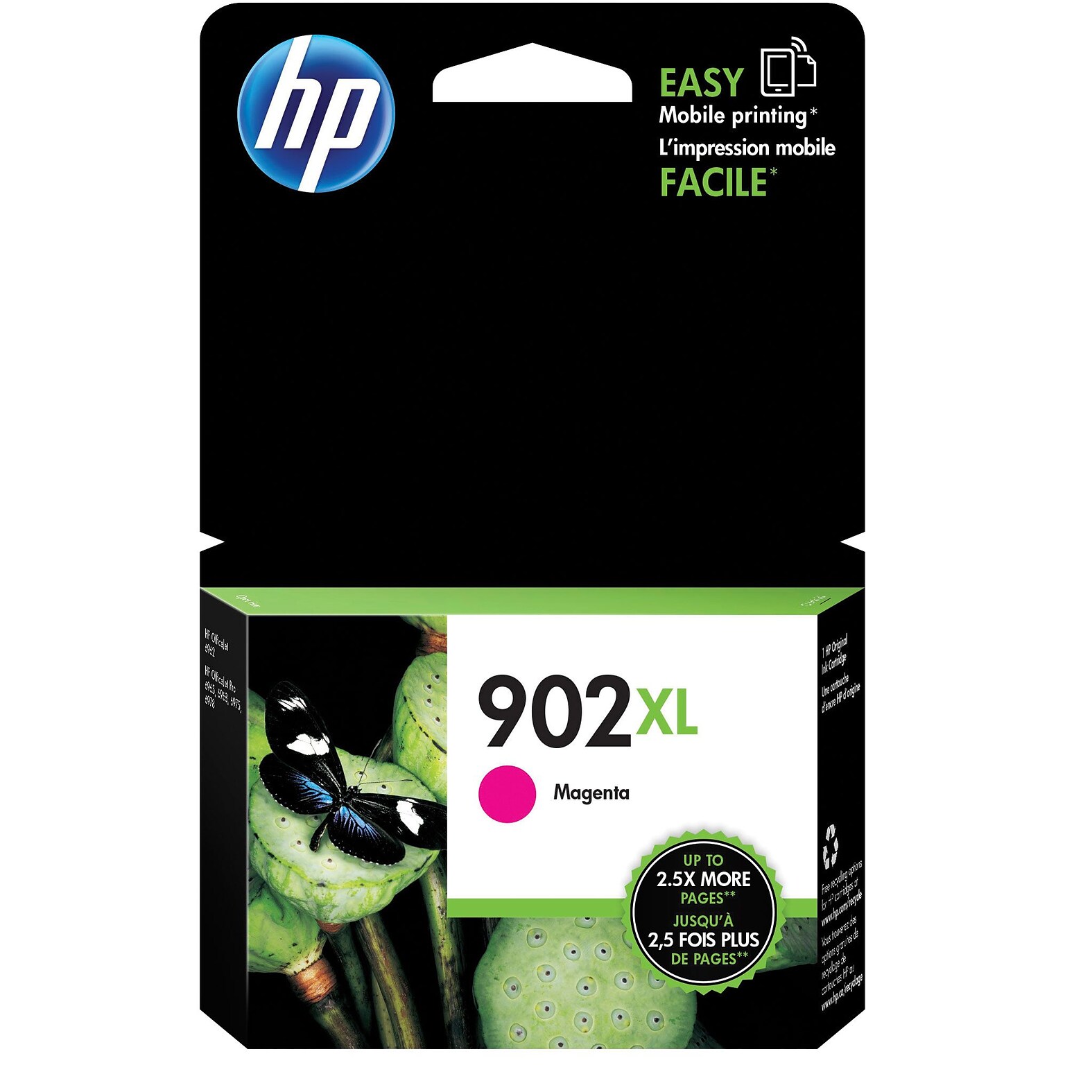 HP 902XL Magenta High Yield Ink Cartridge (T6M06AN#140)
