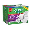 CURAD® Assorted Product Wound Care Kit 25/Box, 12 Boxes (CUR1625)