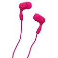 Staples Earbud with Microphone, Pink