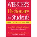 Websters Dictionary for Students; Fifth Edition