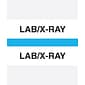 Medical Arts Press® Standard Preprinted Chart Divider Tabs, Lab/X-Ray, Light Blue