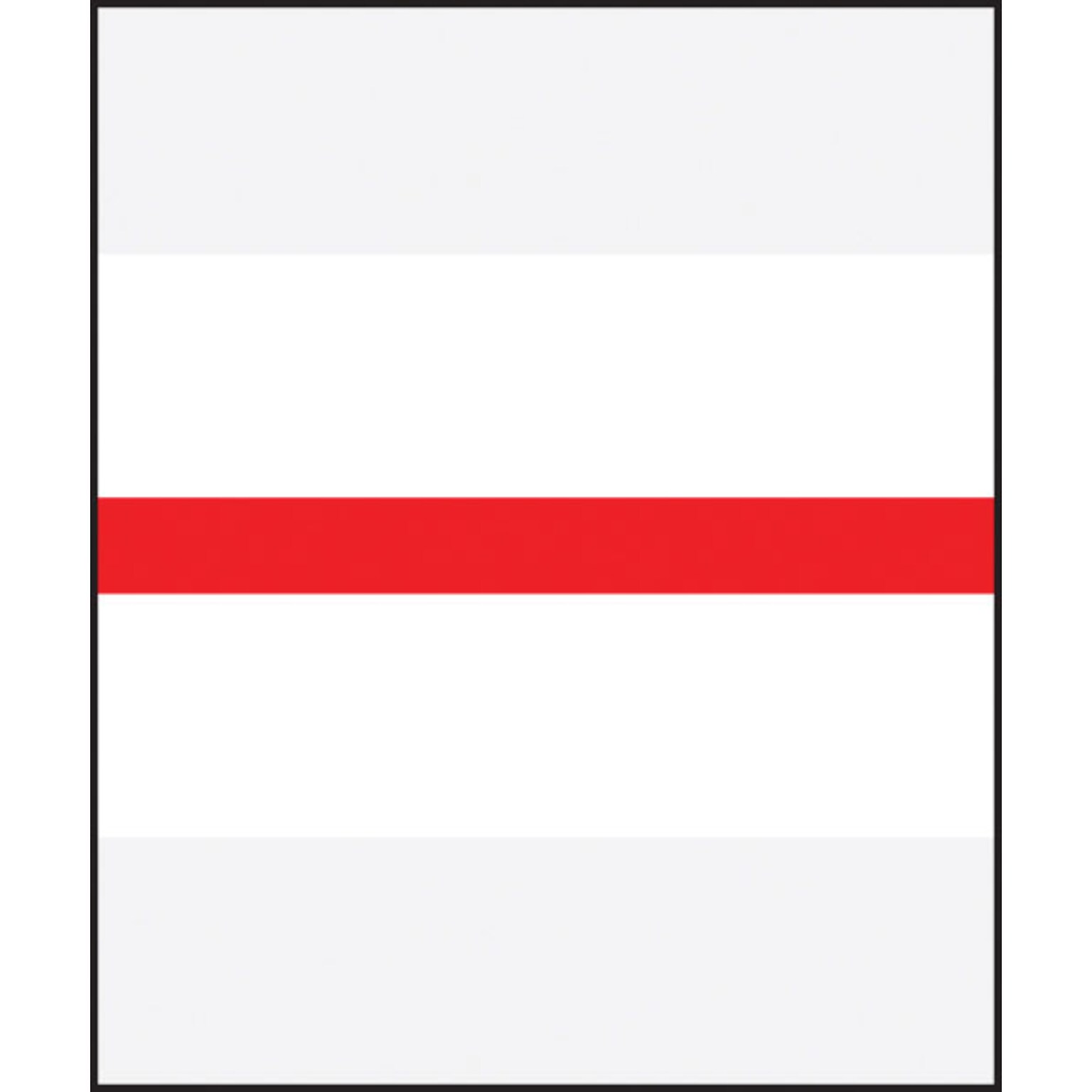 Medical Arts Press Write-On or Type-On Divider Tabs, Red, 50/Pack (30253)