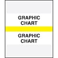 Medical Arts Press® Standard Preprinted Chart Divider Tabs, Graphic Chart, Yellow