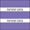 Medical Arts Press® Large Chart Divider Tabs, Patient Data, Purple