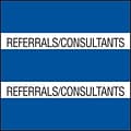 Medical Arts Press® Large Chart Divider Tabs, Referrals/Consultants, Dk. Blue