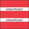 Medical Arts Press® Large Chart Divider Tabs, HIPAA/Privacy, Red