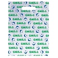 Medical Arts Press® Dental Scatter Print Bags, 7-1/2x10, Smile with Face