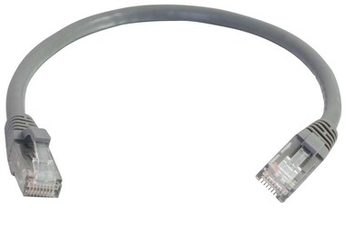 C2G 12ft Cat5e Snagless Unshielded (UTP) Ethernet Network Patch Cable - Gray