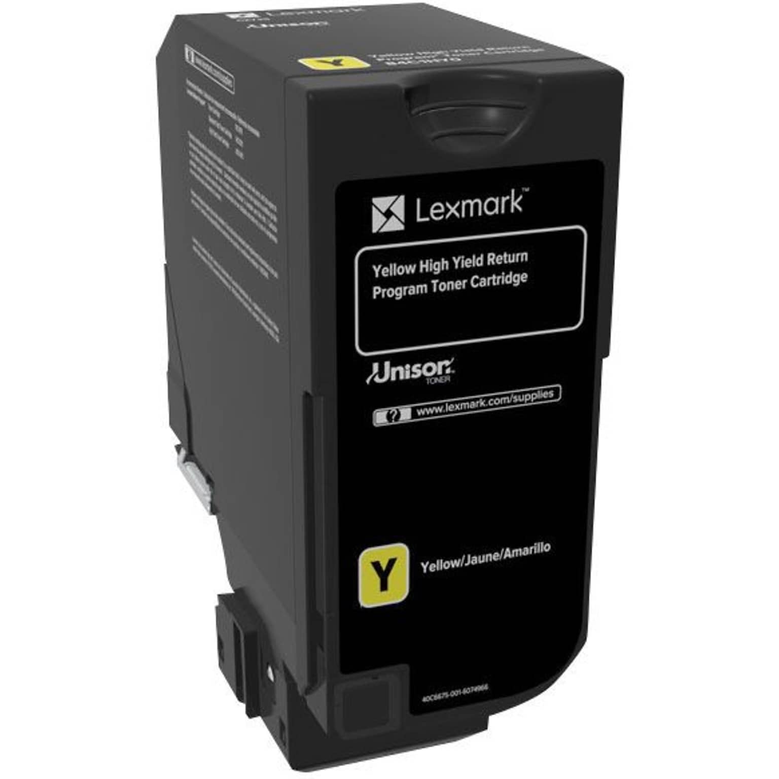 Lexmark 84 Yellow High Yield Toner Cartridge