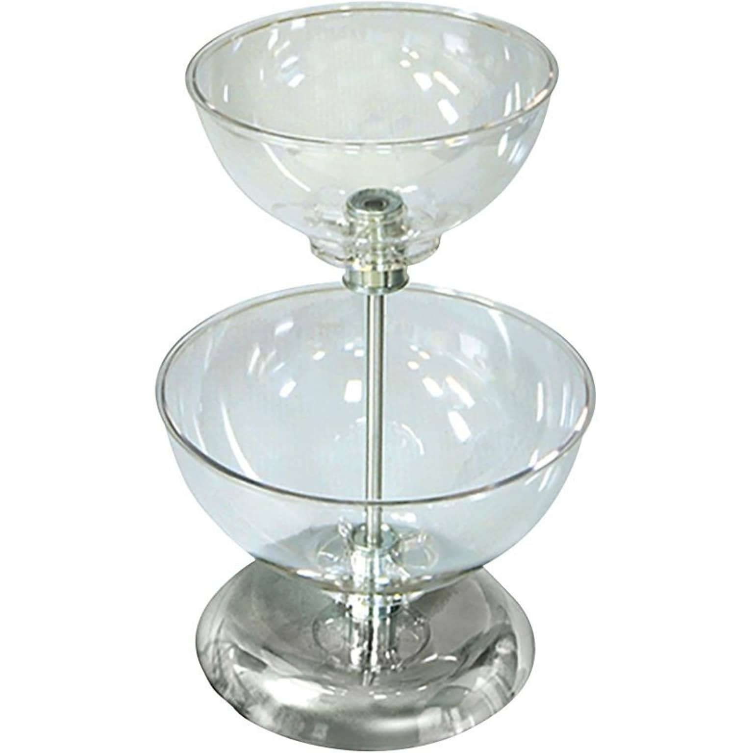 Two-Tier 8 & 10 Bowl Counter Display