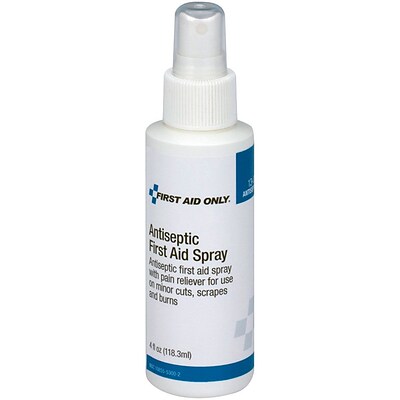 First Aid Only 0.1% Benzalkonium Chloride Antiseptic Spray, 4 Fl. oz. (13-080)