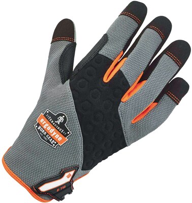 Ergodyne® ProFlex® 710 Heavy-Duty Utility Glove, Gray, XL, 1 Pair