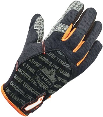 Ergodyne ProFlex 821 Smooth Surface Handling Glove, Black, SM, 1 Pair
