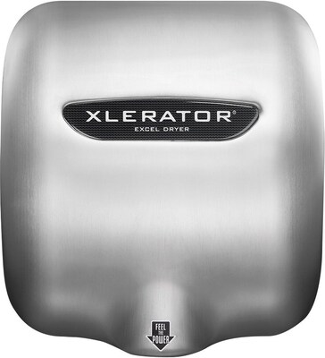 XLERATOR® XL-SBV 208-277V Hand Dryer, Brushed Stainless Steel Cover