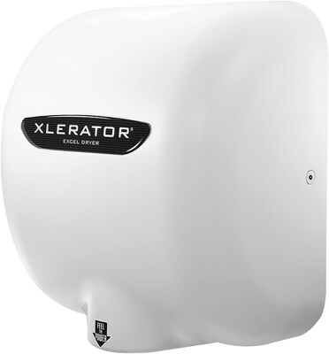 XLERATOR XL-WV 208-277V Hand Dryer, White Epoxy Painted Cover