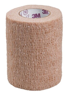 3M™ Coban™ Self-Adherent Wrap; 6 x 5 yds, Latex Free, Tan, Sterile