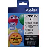 Brother LC2032PKS Black High Yield Ink Cartridge, 2/Pack (LC2032PKS)