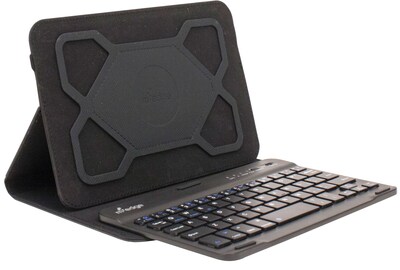 M-Edge Universal Stealth Pro Keyboard Case for 9" - 10" Tablets, Black (U10-FPR-MF-B)