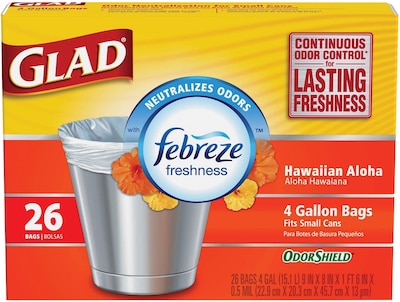 glad small garbage bags