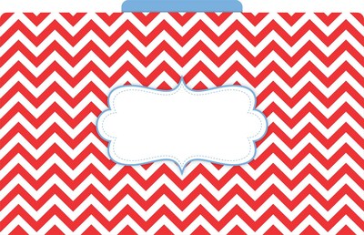 Barker Creek Beautiful Chevron Decorative Legal-Sized File Folders, Multi-Design, 3-tab, 9 per package/3 designs (BC2508)