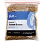 Quill Brand® Premium Rubber Band, #19, 3-1/2"L x 1/16"W, 1-lb Resealable Bag (790019)