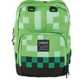 Minecraft Backpack, Creeper Green (MNCR1002SGRN)