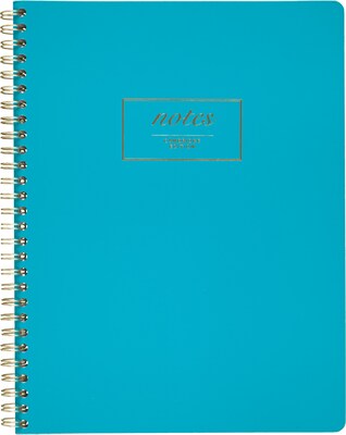 Cambridge 1-Subject Professional Notebooks, 7.25 x 9.5, Wide Ruled, 80 Sheets, Blue (49587)