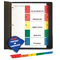 Quill Brand® 5-Tab Index System, Colored, 1-5